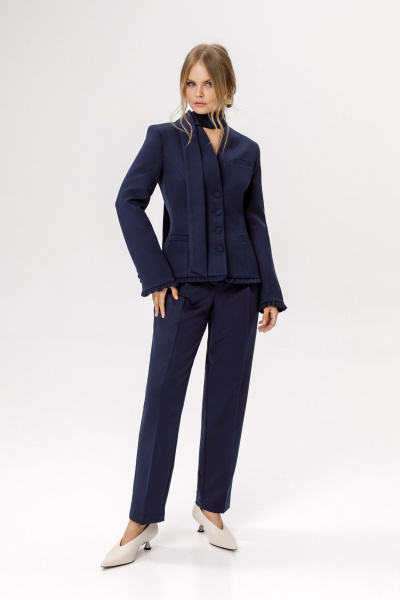 Брюки PiRS 6292 темно-синий - фото 4