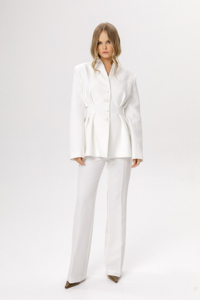 Брюки, жакет PiRS 6341 белый - фото 1