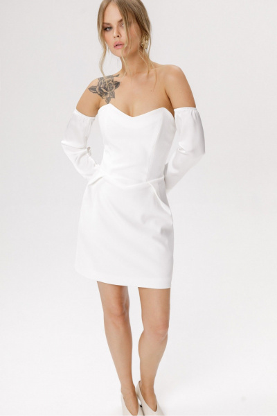 Платье, рукав декоративный PiRS 5691 белый - фото 3