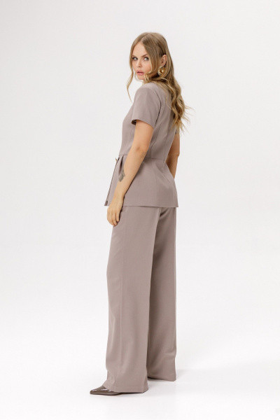 Брюки PiRS 5825 серо-бежевый - фото 4