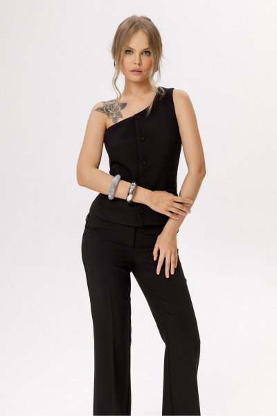 Брюки, жилет PiRS 6535 черный - фото 3