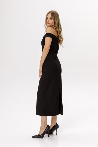 Платье PiRS 6541 черный - фото 5