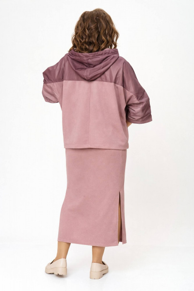 Кофта, юбка Anastasia 1224 пыльная_роза - фото 3