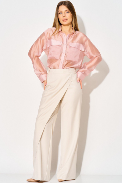 Блуза Laikony L-382-1 пыльная_роза - фото 15