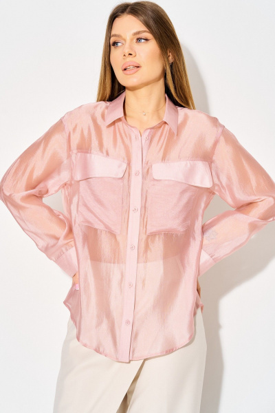 Блуза Laikony L-382-1 пыльная_роза - фото 12