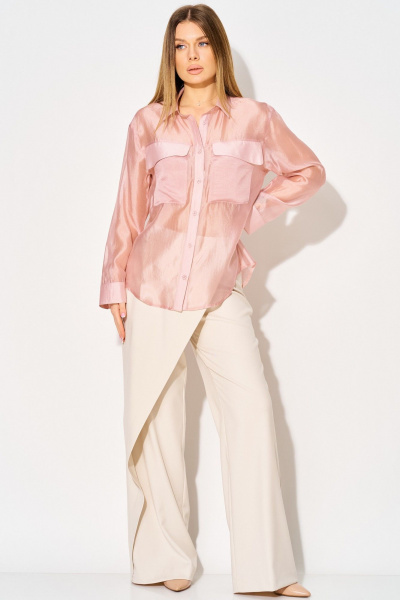 Блуза Laikony L-382-1 пыльная_роза - фото 9