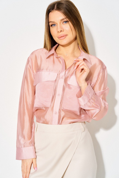 Блуза Laikony L-382-1 пыльная_роза - фото 3