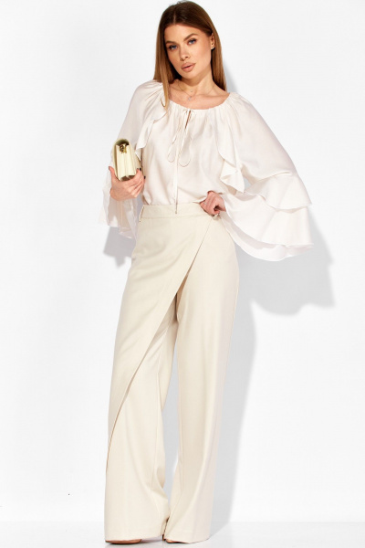 Блуза Laikony L-414 молочный - фото 6