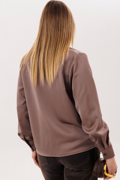 Блуза Anelli 1663 поцелуй_капучино - фото 7