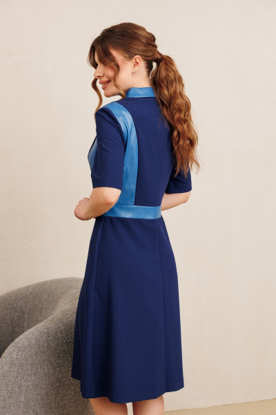 Платье AMORI 1000 синий - фото 6