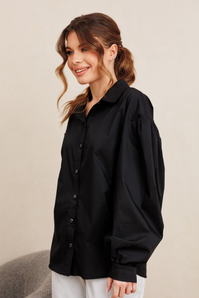 Блуза AMORI 6501 черный - фото 3