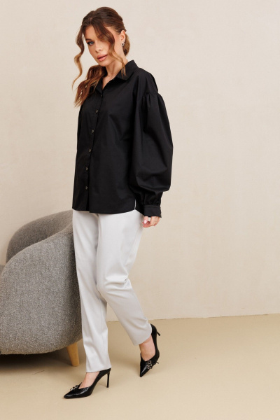 Блуза AMORI 6501 черный - фото 6