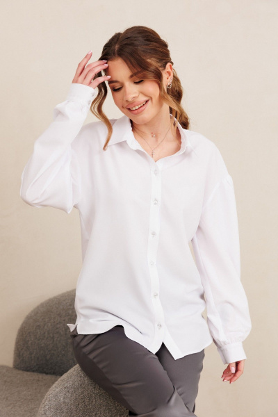 Блуза AMORI 6502 белый - фото 1