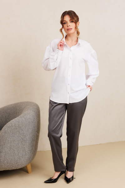 Блуза AMORI 6502 белый - фото 3