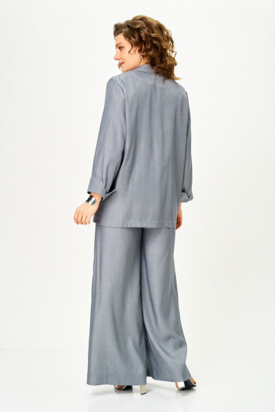 Брюки, жакет Michel chic 1446 стальной_серый - фото 4