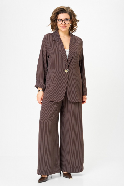 Брюки, жакет Michel chic 1446 стальной_серый - фото 8