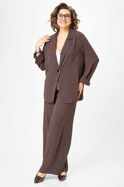 Брюки, жакет Michel chic 1446 стальной_серый - фото 13