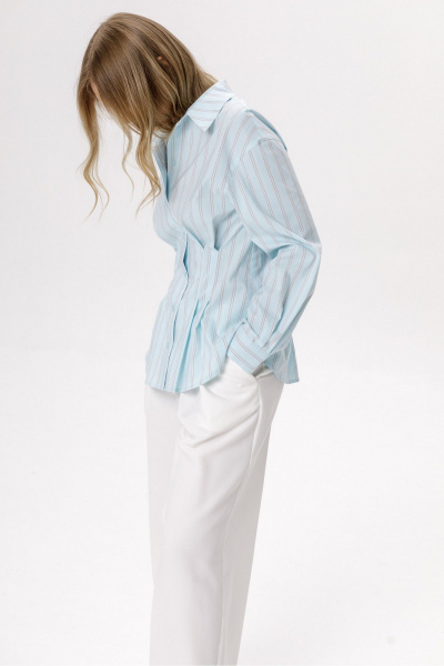 Рубашка PiRS 6556 голубой - фото 6