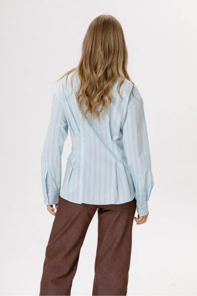 Рубашка PiRS 6556 голубой - фото 5