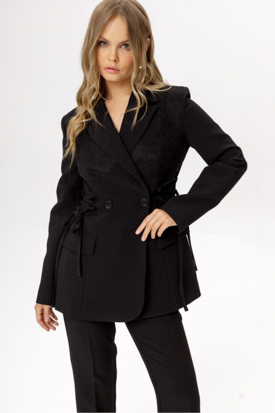 Брюки, жакет PiRS 6577 черный - фото 3