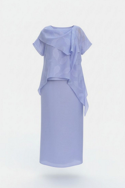 Блуза, платье Vittoria Queen 28203 лиловый - фото 10