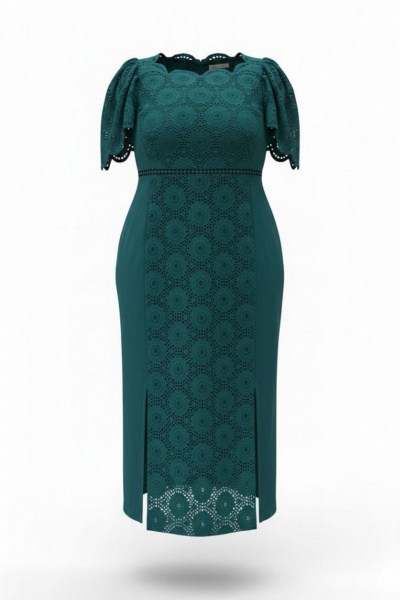 Платье Vittoria Queen 28773 изумруд - фото 6