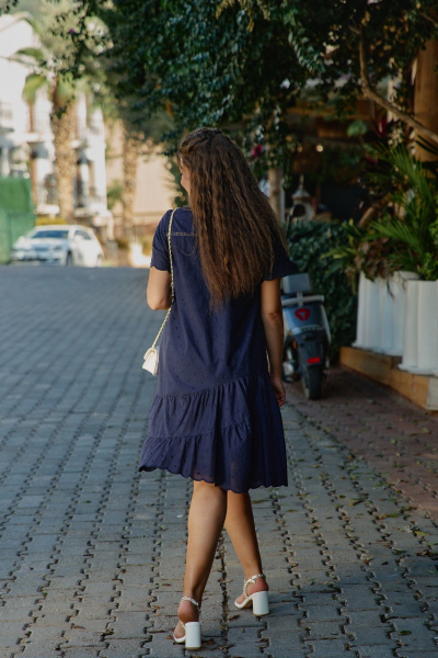 Платье Vittoria Queen 29003 темно-синий - фото 6