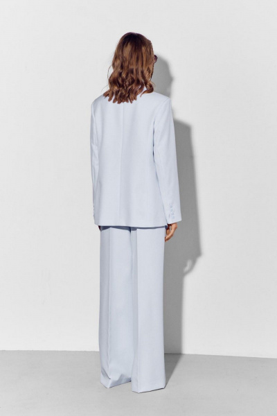 Брюки, жакет COCKTAIL 1050 голубой - фото 4