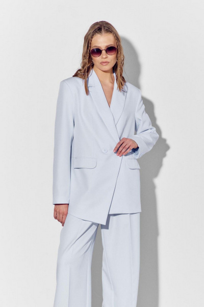 Брюки, жакет COCKTAIL 1050 голубой - фото 3