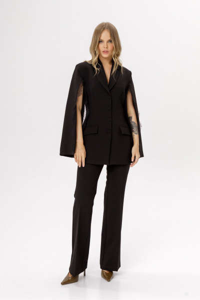 Брюки, жакет PiRS 6585 черный - фото 1