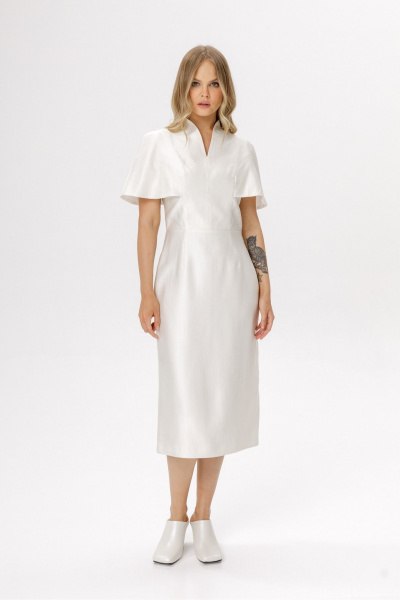 Платье PiRS 6590 молочный - фото 5