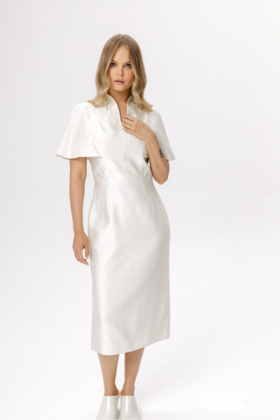 Платье PiRS 6590 молочный - фото 3