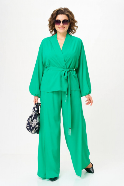 Блуза, брюки Anastasia 1063.1 нефрит - фото 8