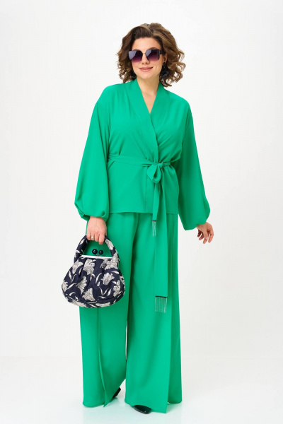 Блуза, брюки Anastasia 1063.1 нефрит - фото 6