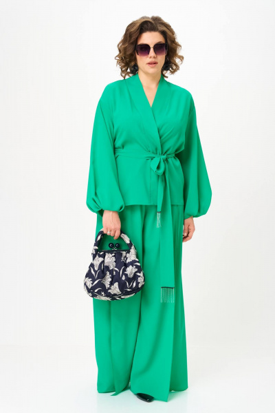 Блуза, брюки Anastasia 1063.1 нефрит - фото 4