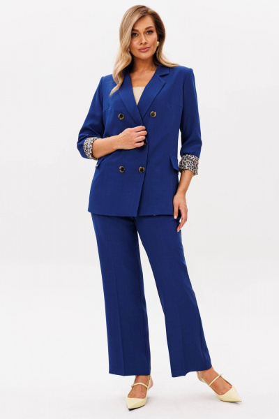 Брюки, жакет Anastasia 1155.4 темно-синий - фото 4