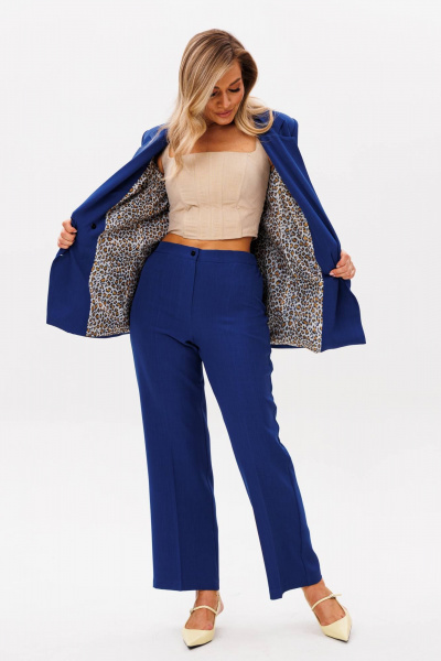 Брюки, жакет Anastasia 1155.4 темно-синий - фото 2