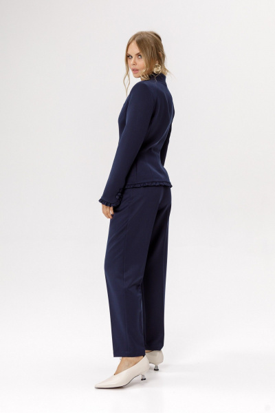 Брюки, жакет PiRS 6614 темно-синий - фото 3