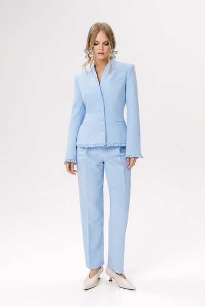 Жакет PiRS 6615 светло-голубой - фото 4