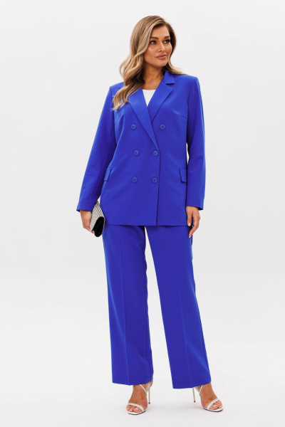 Брюки, жакет Anastasia 1155.4 ультрамарин - фото 5