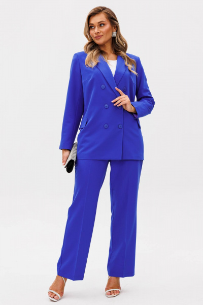 Брюки, жакет Anastasia 1155.4 ультрамарин - фото 1