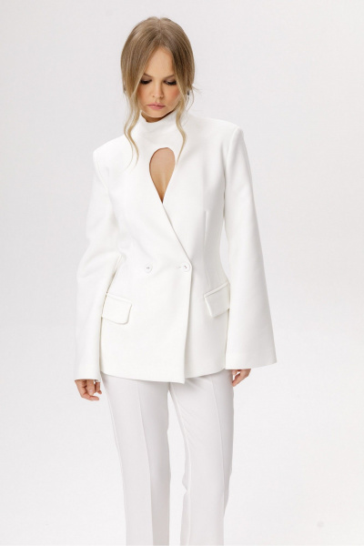 Брюки, жакет PiRS 6645 белый - фото 4