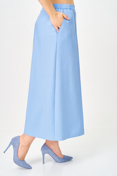 Жакет, юбка Aira Style 24140 голубой - фото 10