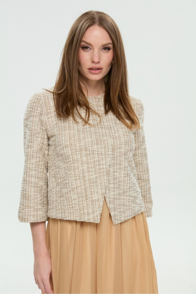 Платье NikVa 1007-4 песочный - фото 6