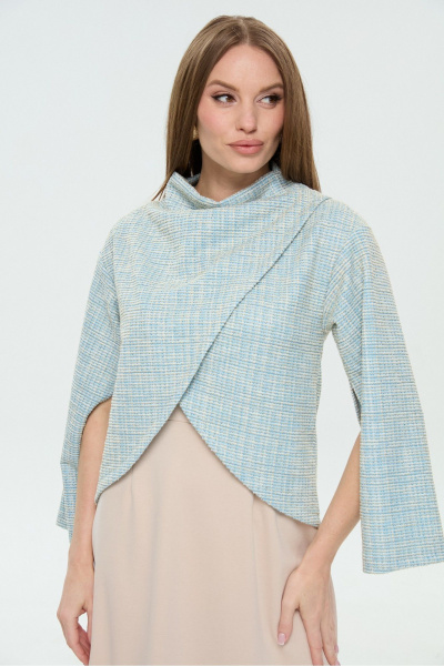 Джемпер NikVa 1016-4 небесный - фото 9