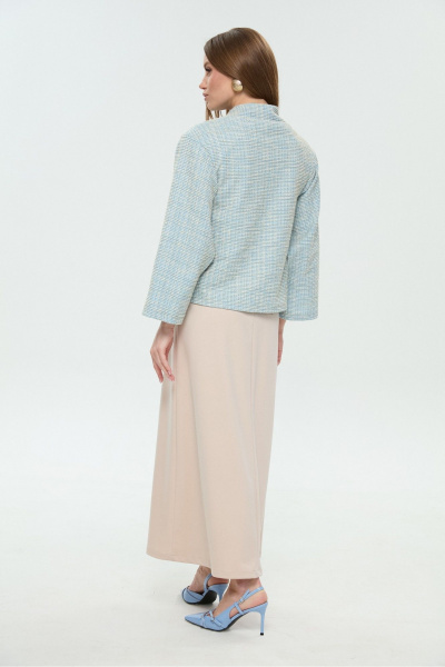 Джемпер NikVa 1016-4 небесный - фото 6