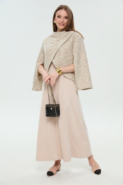 Джемпер NikVa 1016-5 песочный - фото 6