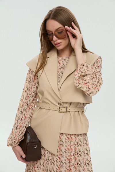 Жилет NikVa 1019-4 крем-брюле - фото 7