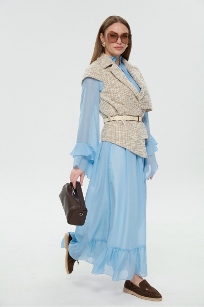 Жилет NikVa 1019-6 песочный - фото 3