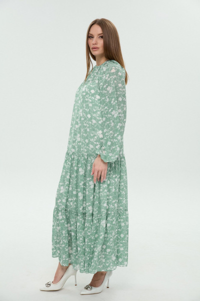 Платье NikVa 1025-2 мята - фото 6